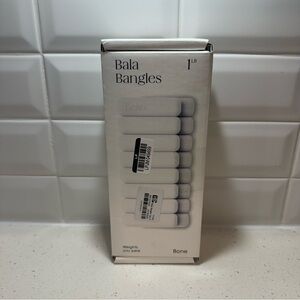 Bala Bangles Wrist Weights in Bone White